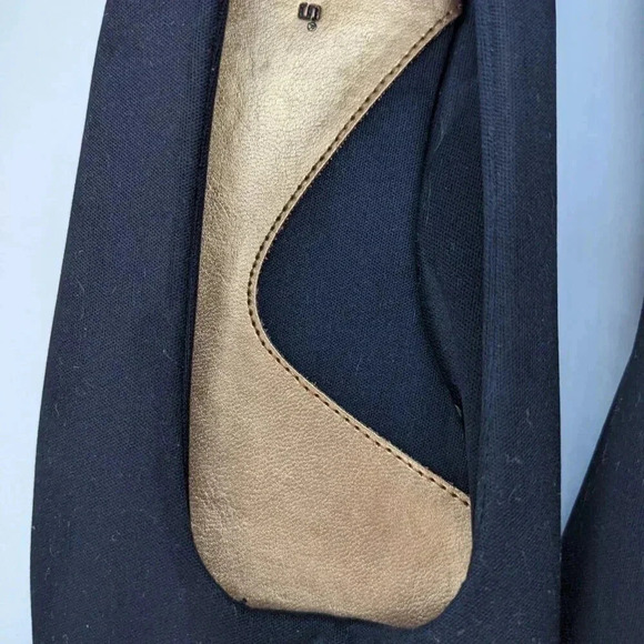 Predictions Pointed Toe Slip ons Low Wedge Women's Black Size 11W - Picture 6 of 11